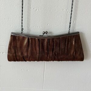 Vintage | Coin Purse Bronze Clasp Clutch Kiss Lock Retro Mini Bag